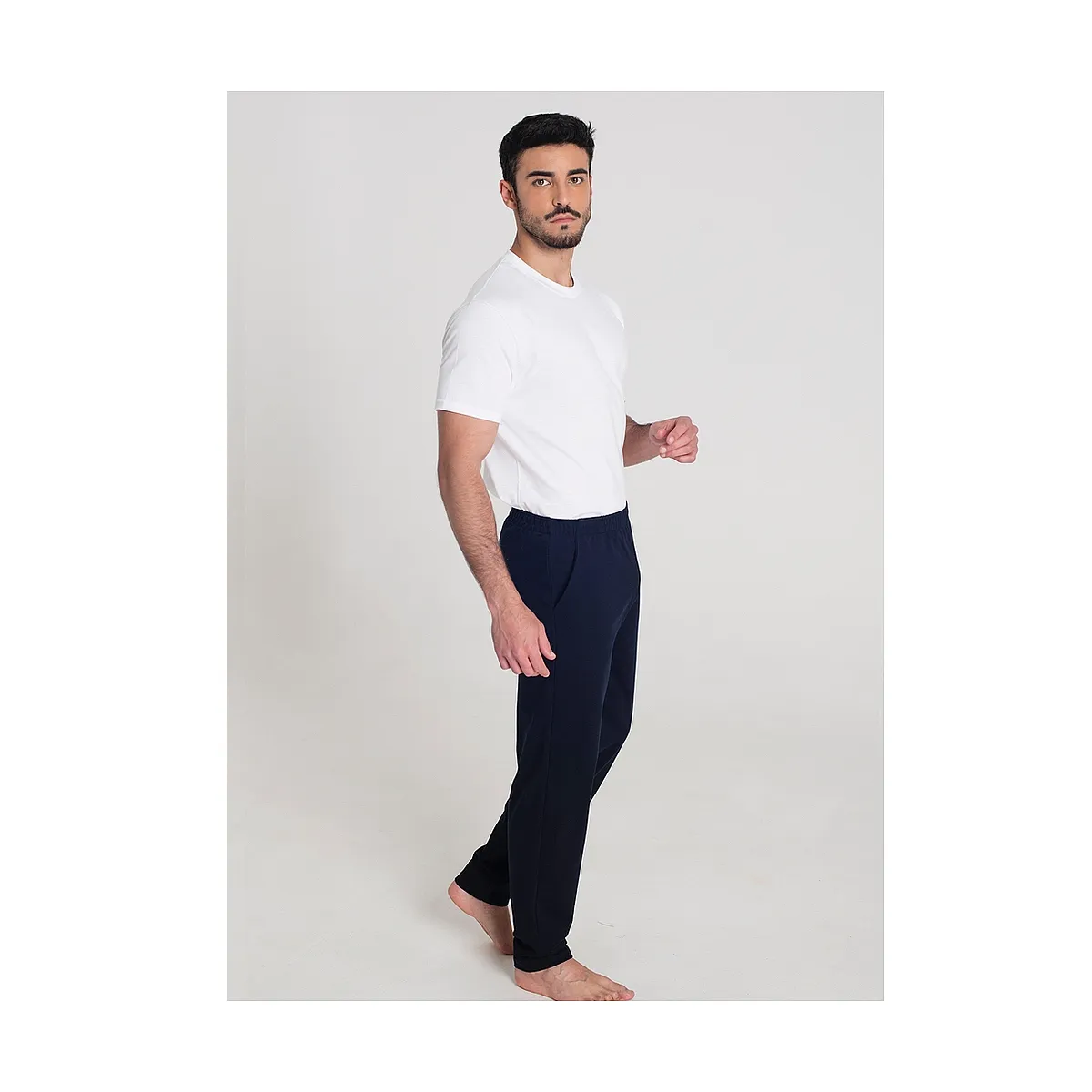 7480b COTTON TROUSERS WITH POCKETS AND CORD