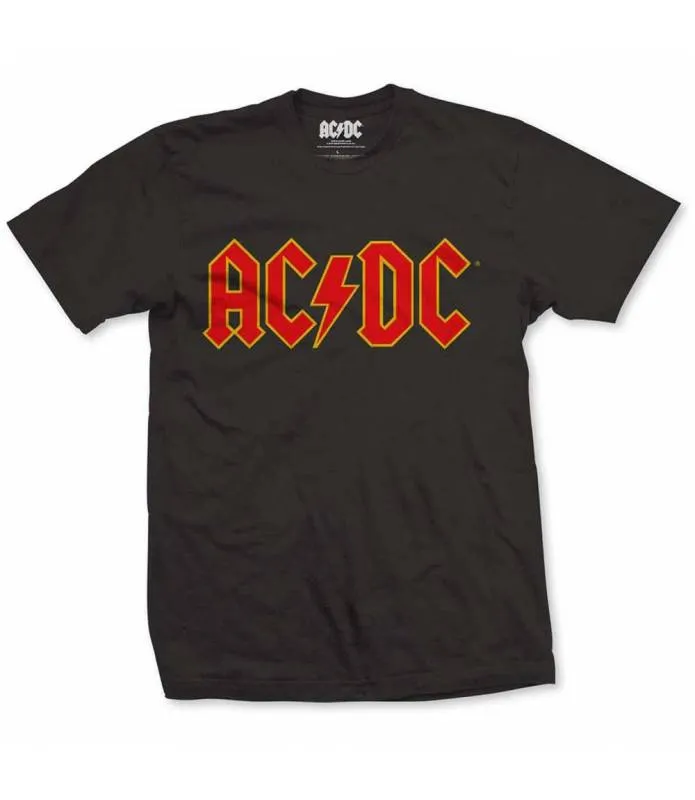 ACDC Logo Official Tshirt Camiseta Licencia Oficial Manga Corta ACDCTS02MB