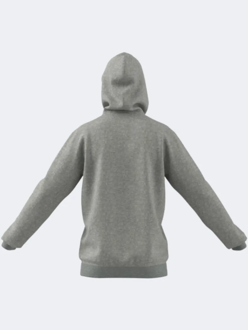 Adidas Camo Men Running Hoody Heather Grey