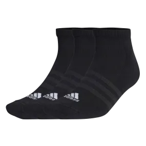 adidas low-cut socks 3 pairs black