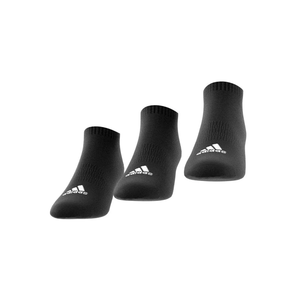 adidas low-cut socks 3 pairs black