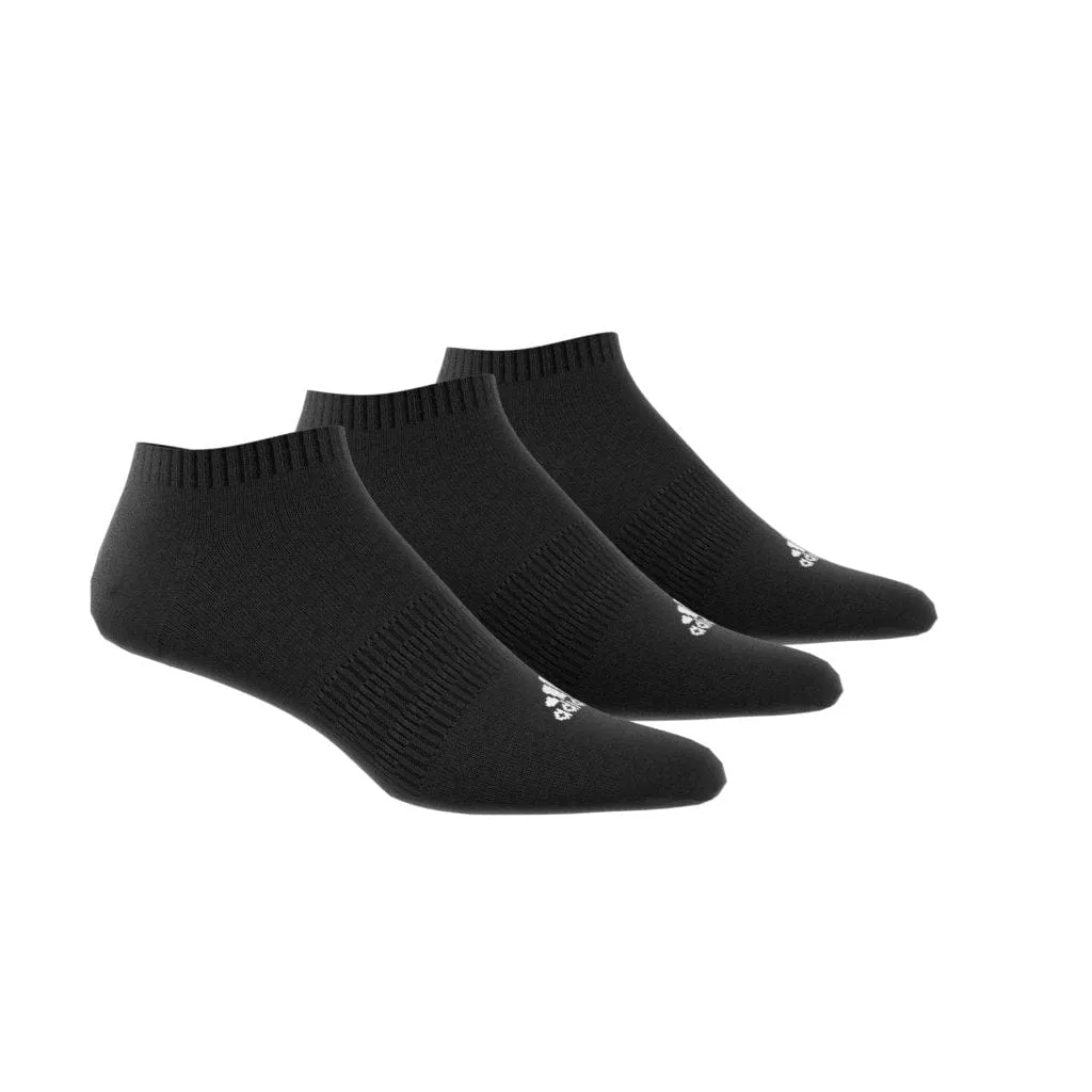 adidas low-cut socks 3 pairs black