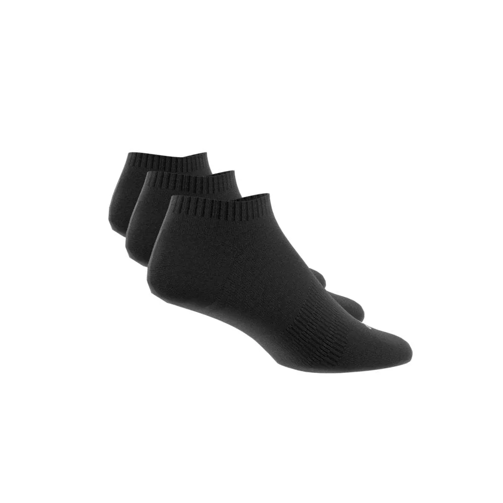 adidas low-cut socks 3 pairs black