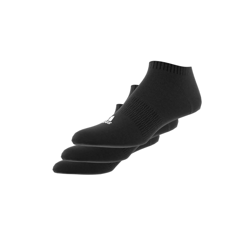 adidas low-cut socks 3 pairs black