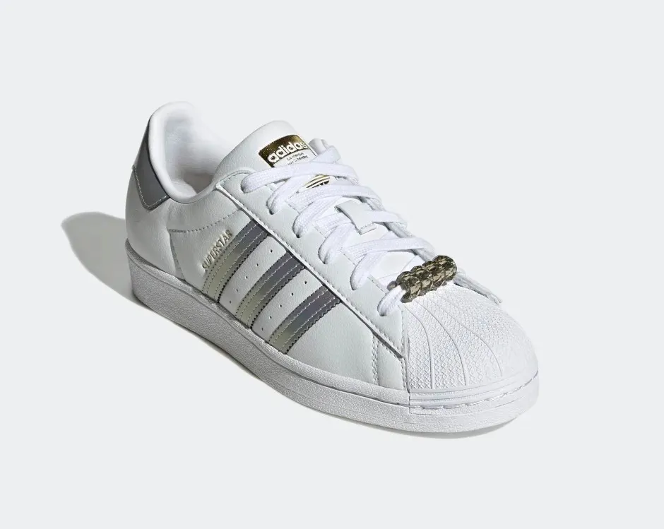 Adidas Originals Superstar Cloud White Gold Metallic GY9572