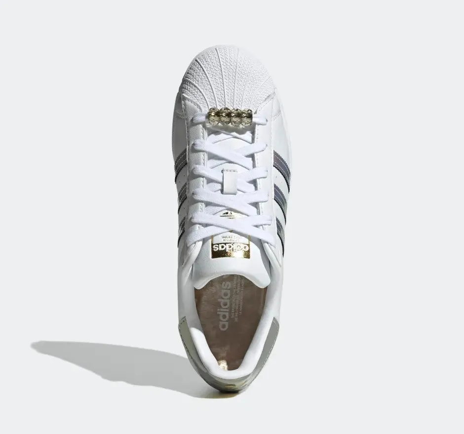 Adidas Originals Superstar Cloud White Gold Metallic GY9572