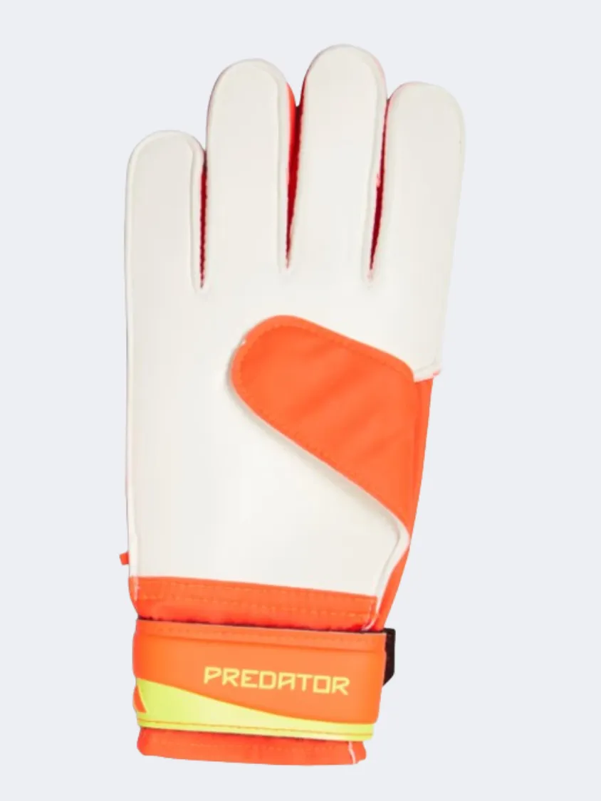 Adidas Predator Men Football Gloves Black/Red/Yellow