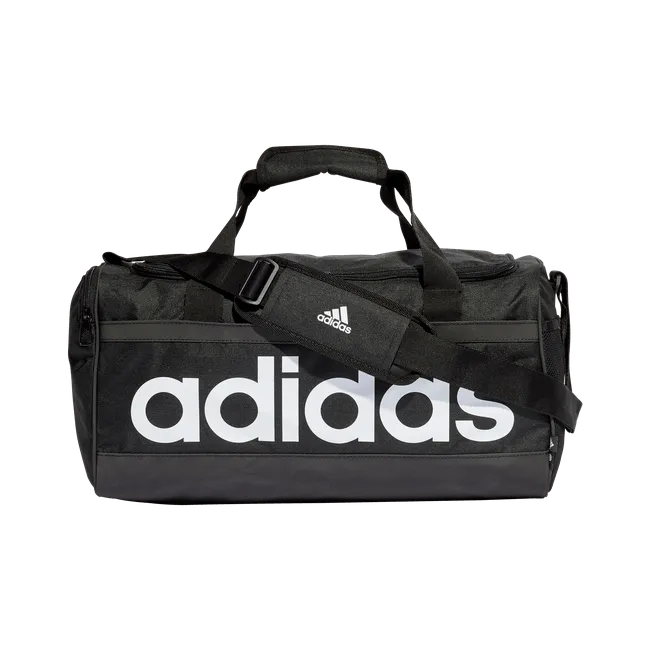 adidas small black duffel bag