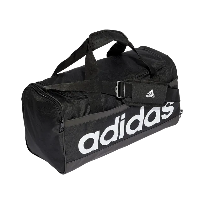 adidas small black duffel bag