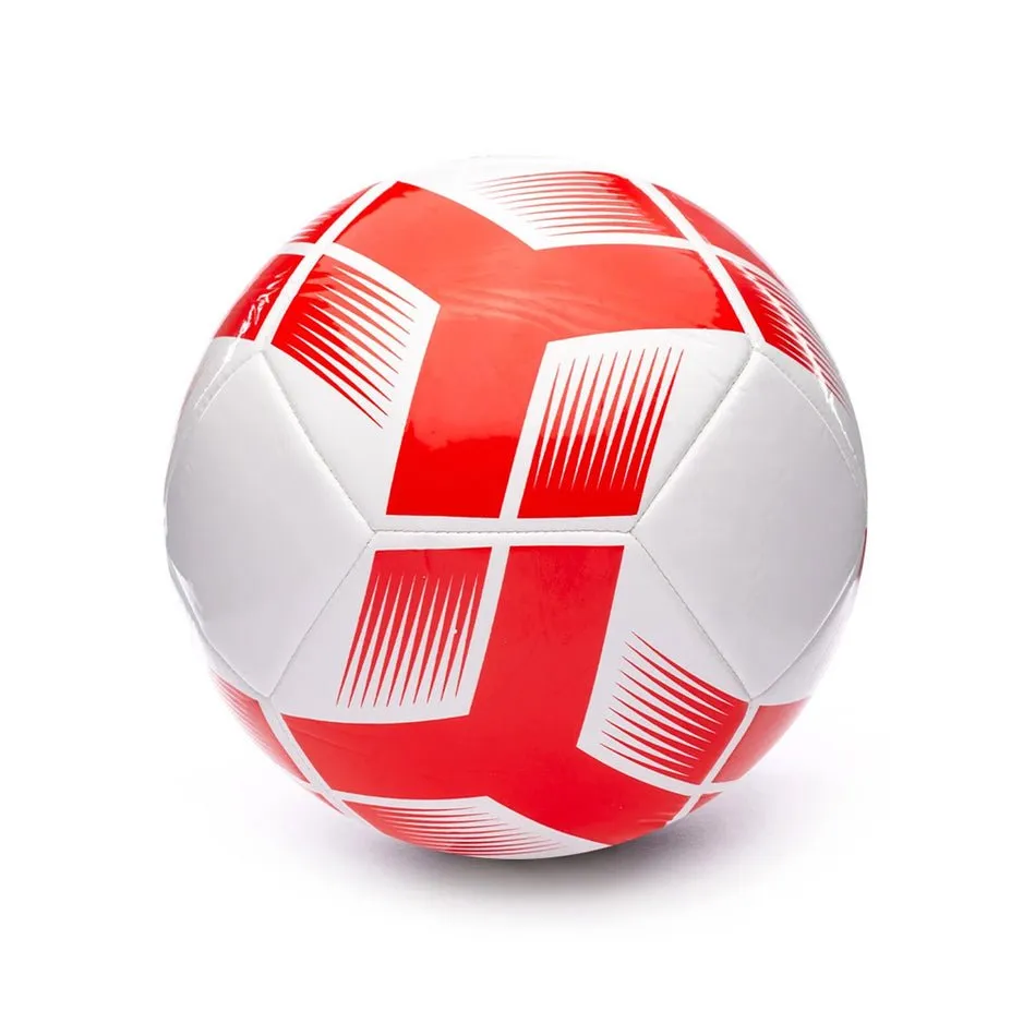 adidas Starlancer Club Football - White/Red Soccer Ball