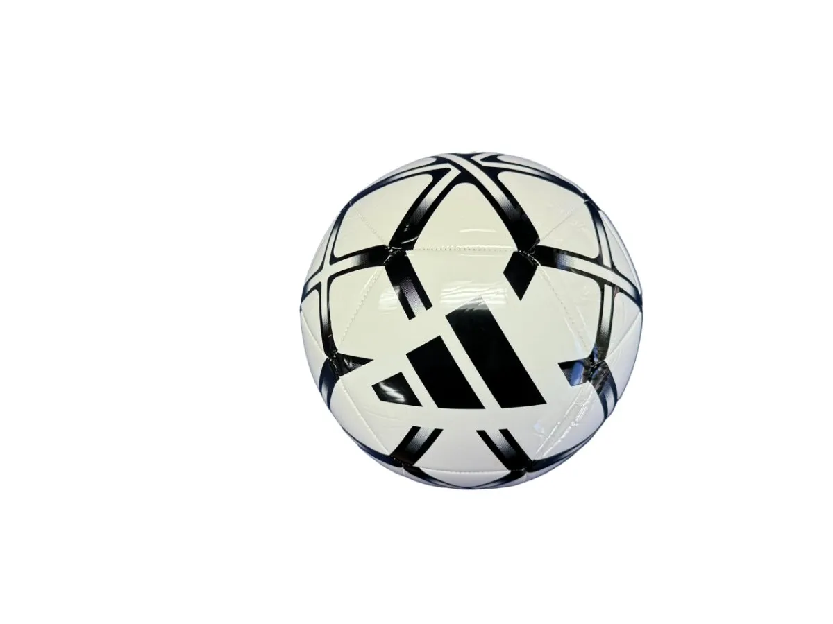 ADIDAS Starlancer Club Soccer Ball - Black/White.