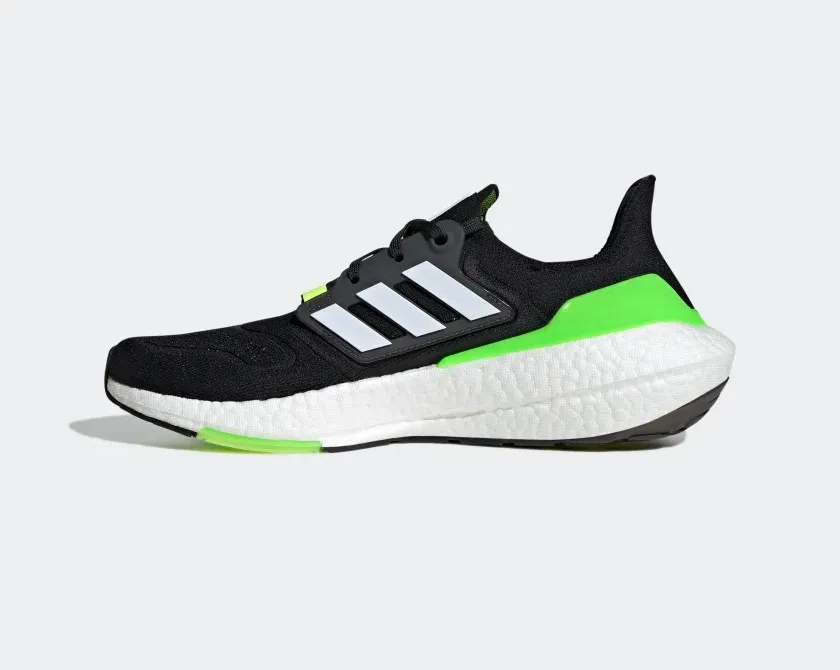 Adidas UltraBoost 22 Core Black Cloud White Solar Green GX6640