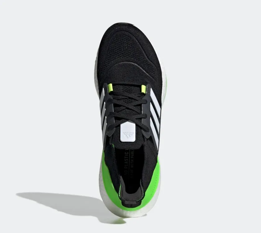 Adidas UltraBoost 22 Core Black Cloud White Solar Green GX6640