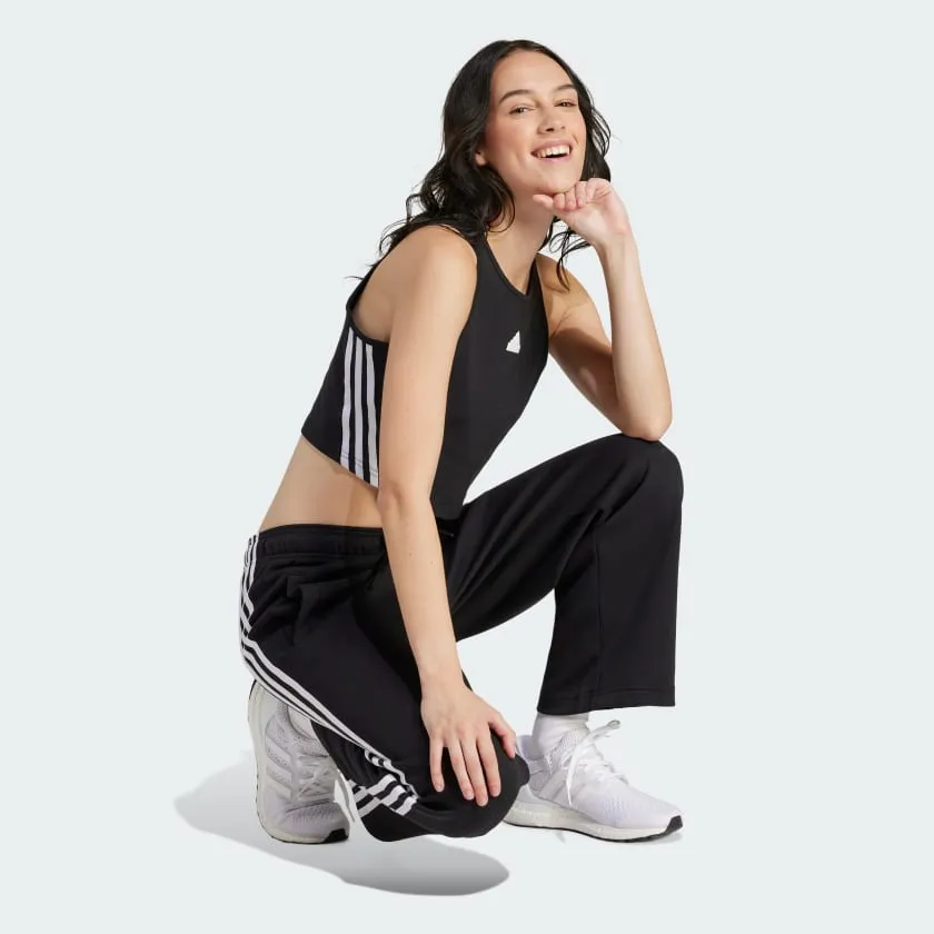 adidas women's future icons 3-stripe tank black