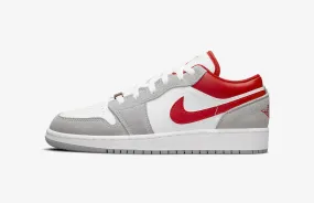 Air Jordan 1 Low SE GS Smoke Grey Gym Red White DM0589-016