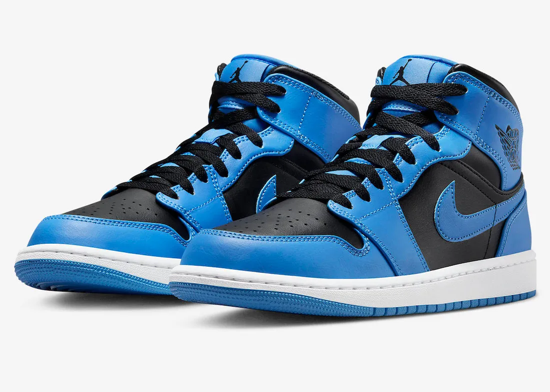 Air Jordan 1 Mid University Blue Black White DQ8426-401