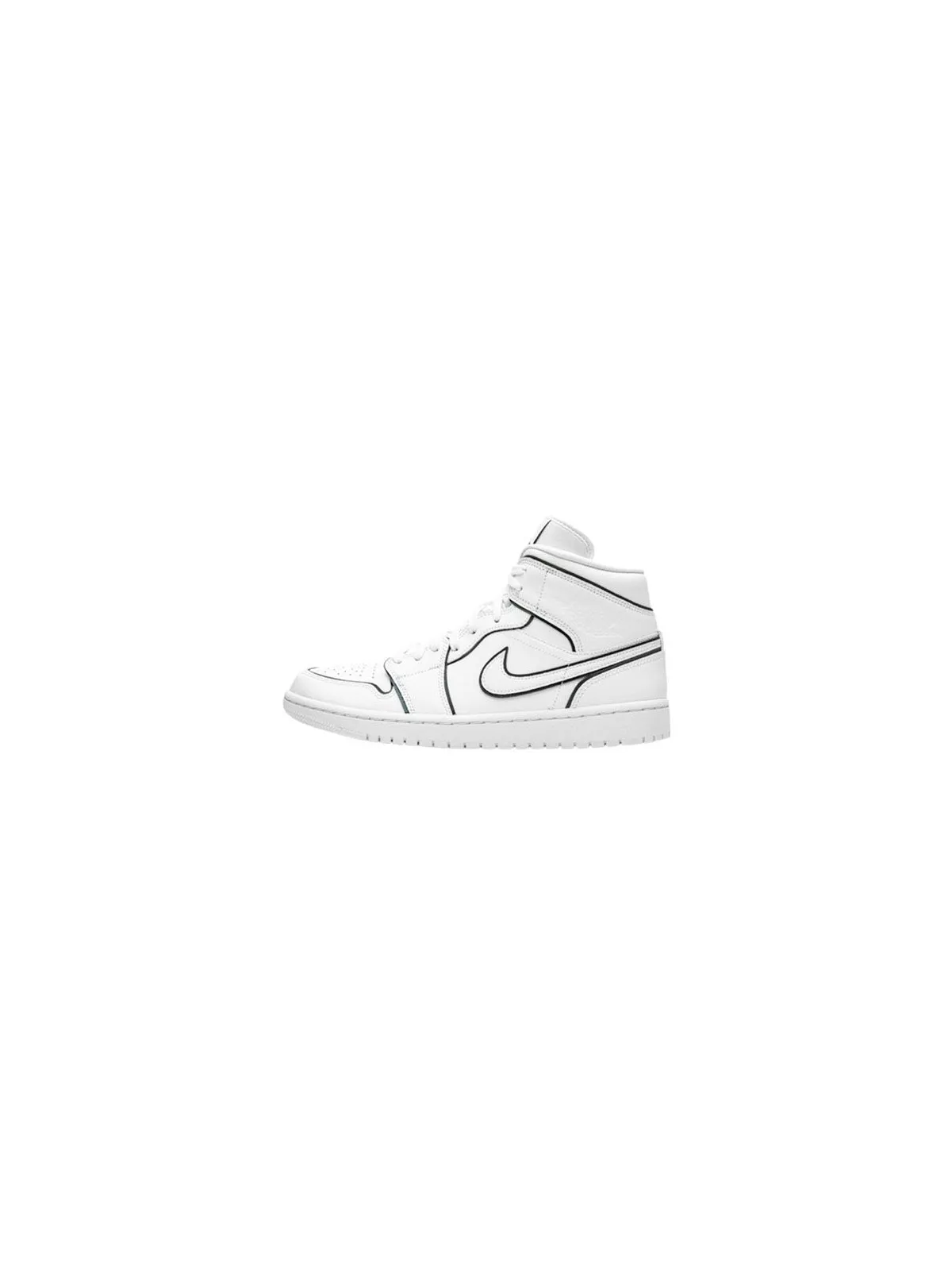 Air Jordan 1- Mid Iridescent Reflective White