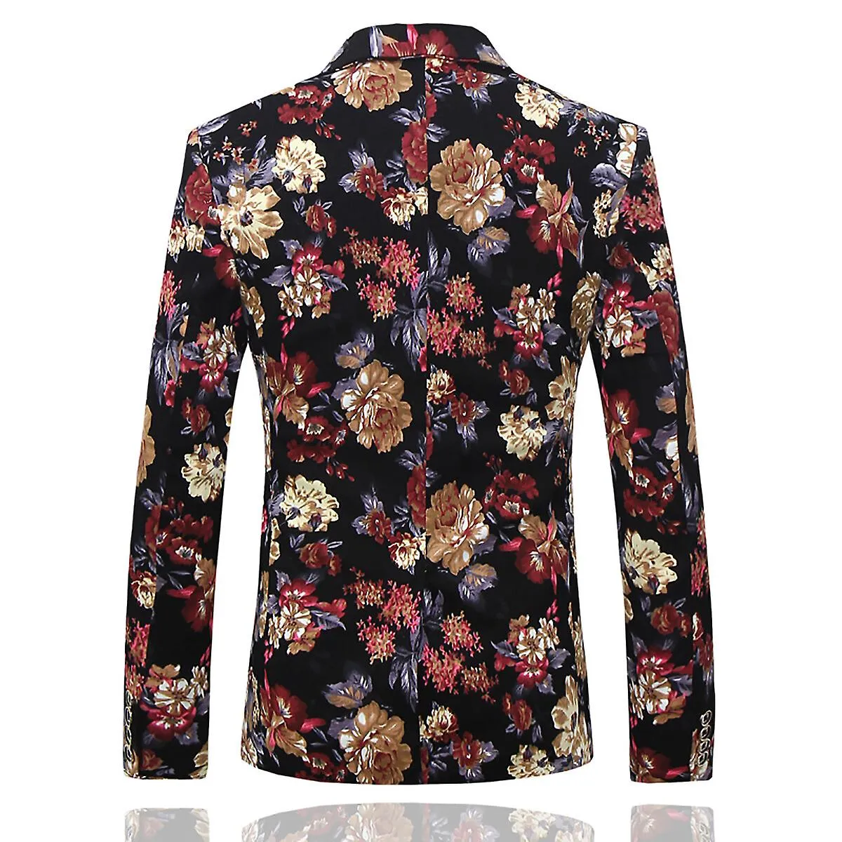 Allthemen Hombres 2-Piece Floral Wedding Party Slim Suits