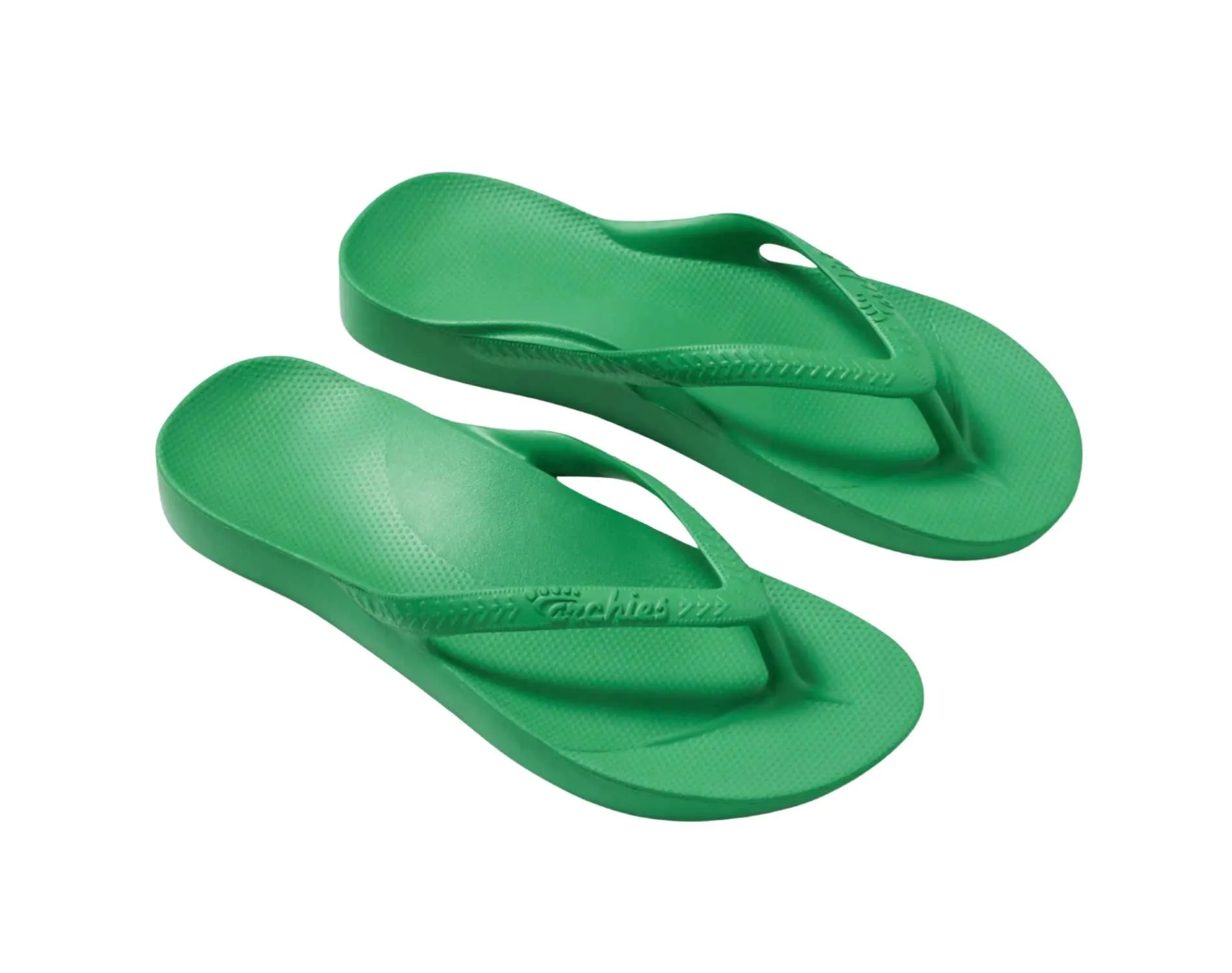 Archies Arch Support Thongs Kelly Green