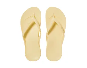 Archies Arch Support Thongs Lemon