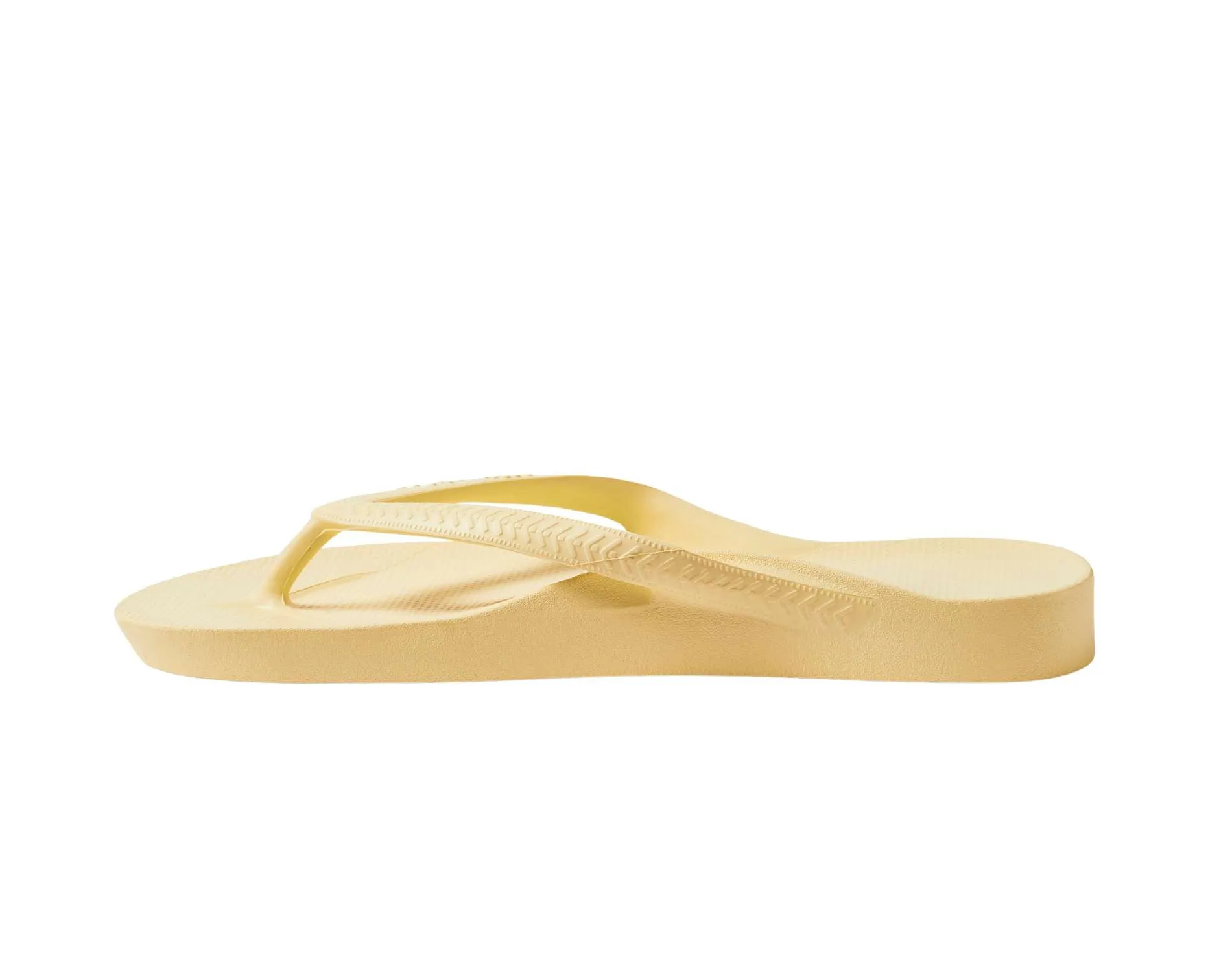 Archies Arch Support Thongs Lemon