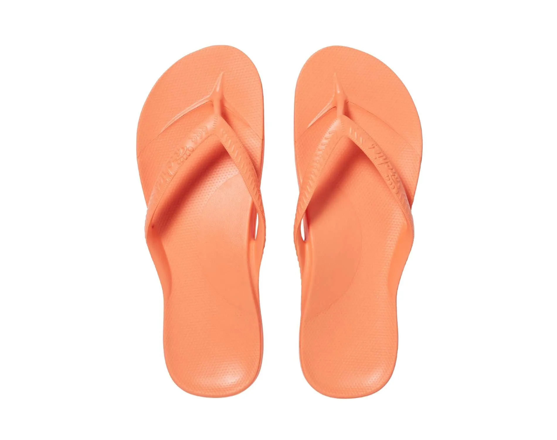 Archies Arch Support Thongs Orange