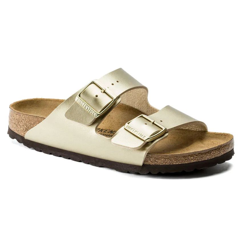 Arizona - The Birkenstock Signature Double Band Sandal in Gold