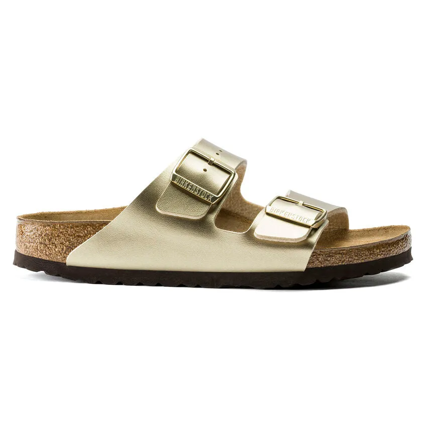 Arizona - The Birkenstock Signature Double Band Sandal in Gold