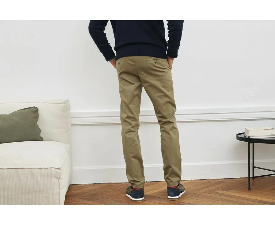 Army Green Chino trousers for men - NIGEL II