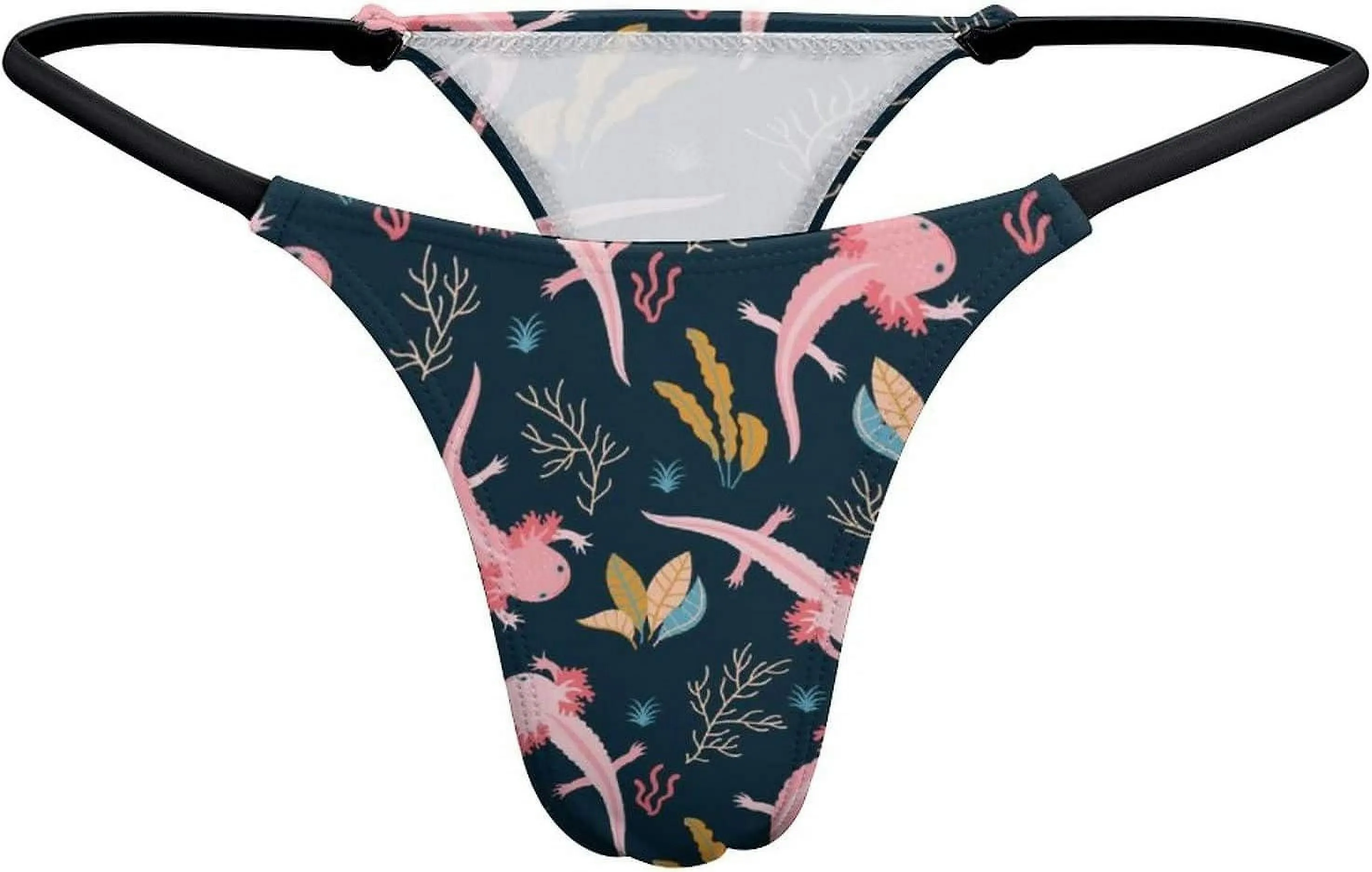 Axolotl Sea Weed G-String Thongs Women's T-Back Underwear Panty-WE577