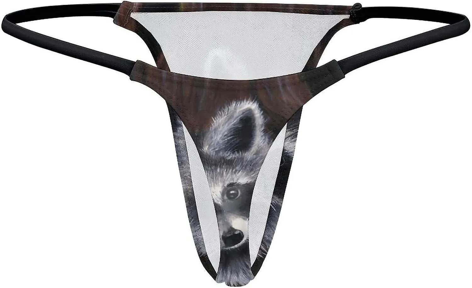 Baby Raccoon G-String Thongs Women's T-Back Underwear Panty-WE494