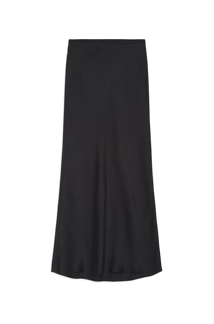 Bar Silk Skirt in Black