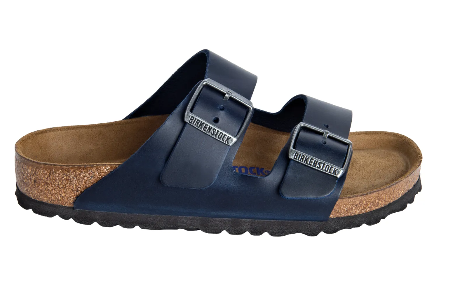 Birkenstock Arizona Soft Footbed Oiled Leather Blue