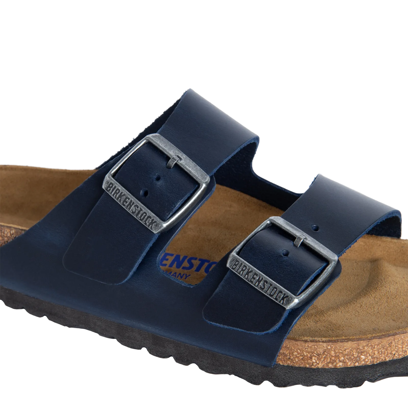 Birkenstock Arizona Soft Footbed Oiled Leather Blue