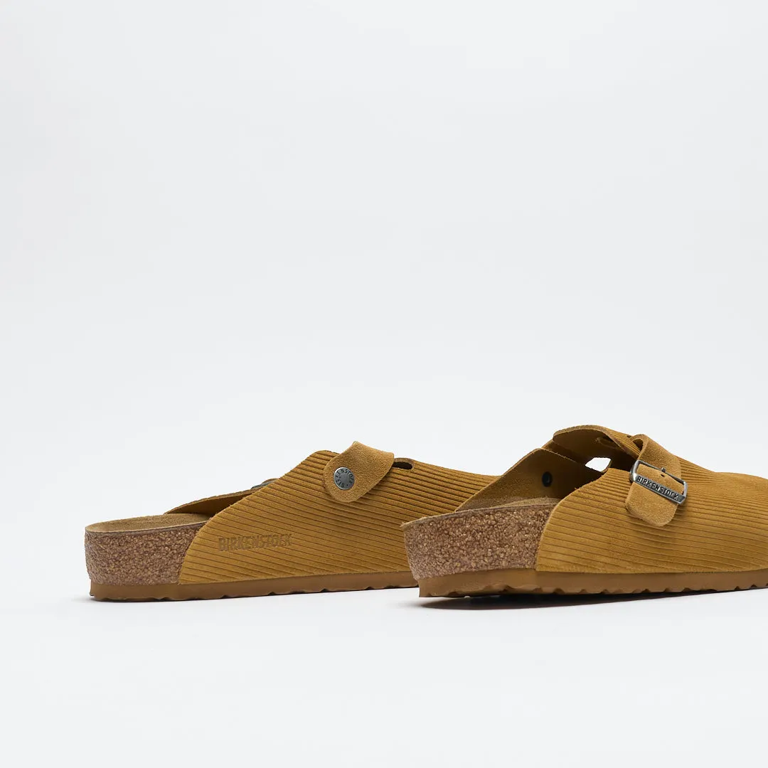 Birkenstock - Boston Corduroy  (Cork Brown)