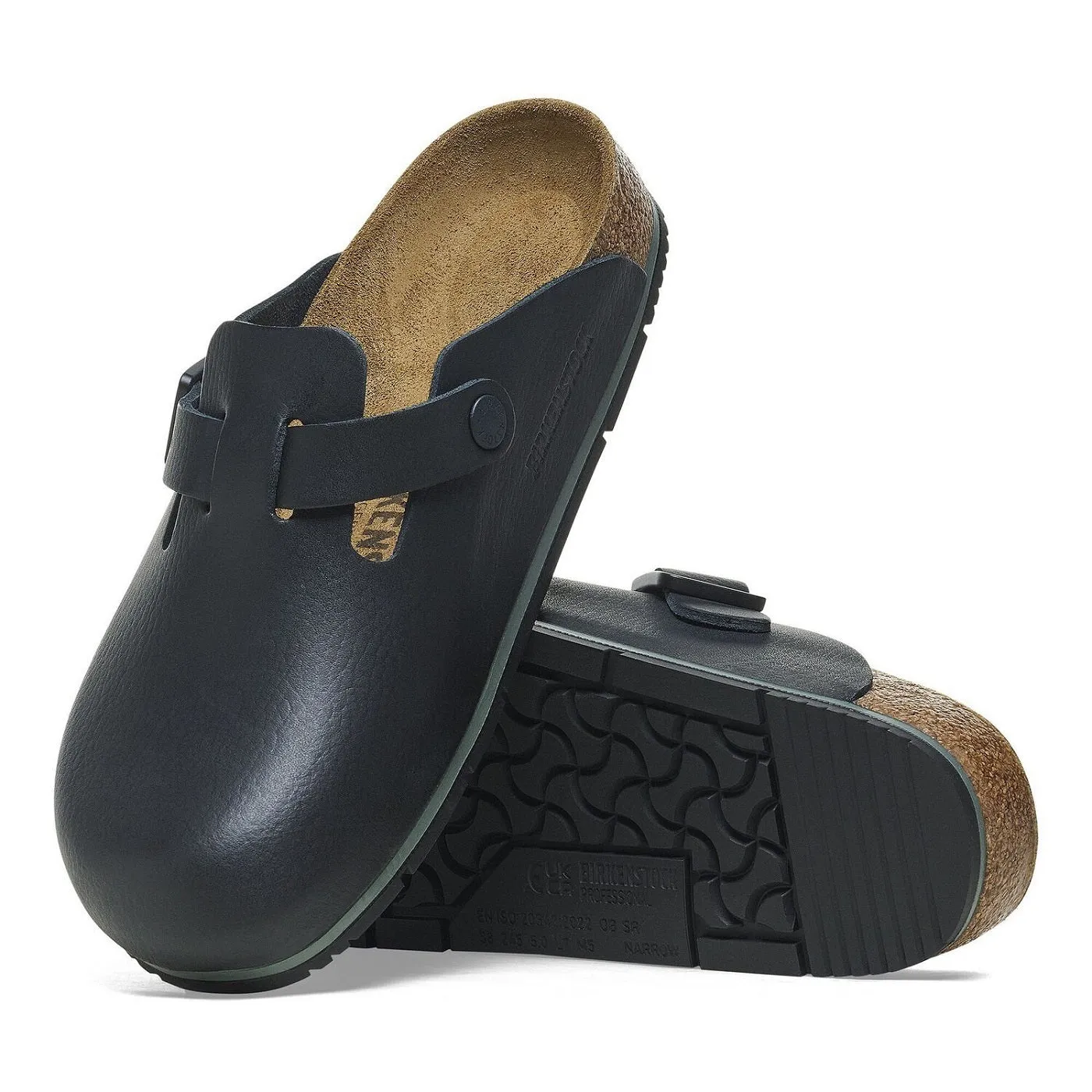 Birkenstock Boston PRO Leather Black