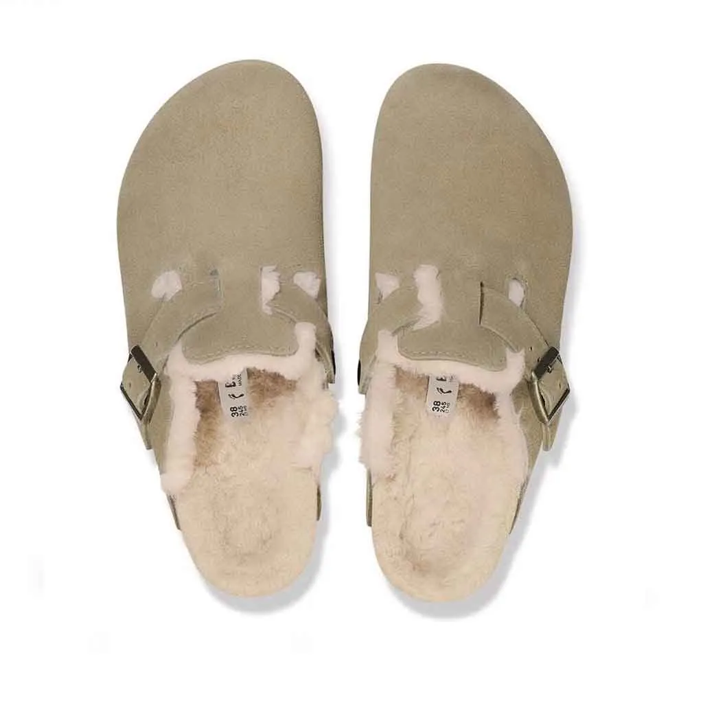 Birkenstock Boston Shearling - Taupe