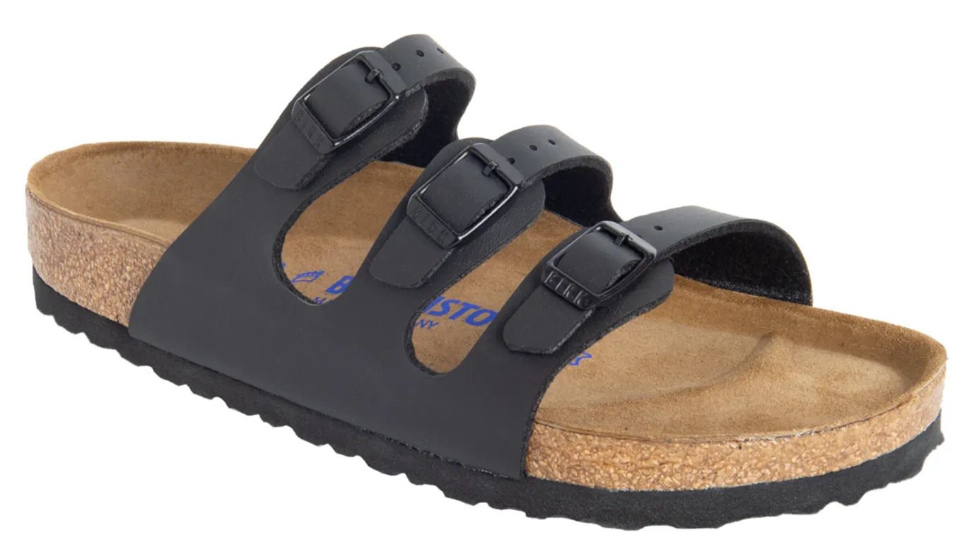 Birkenstock Florida Soft Footbed Birko-Flor Black