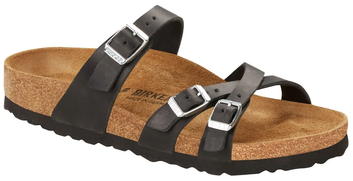 Birkenstock Franca Oiled Leather Black