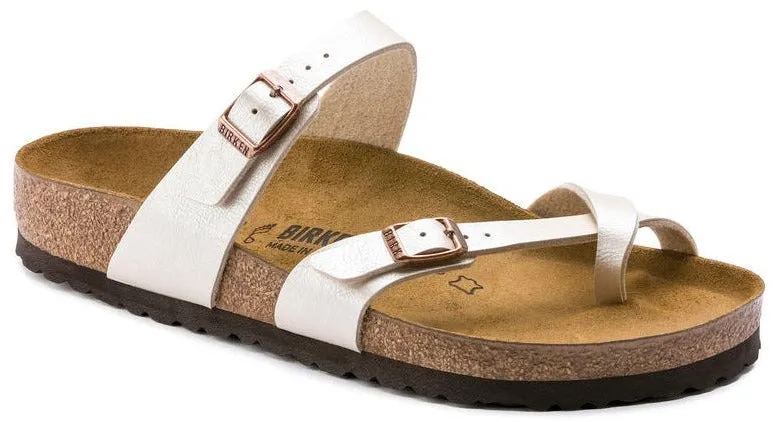 Birkenstock Mayari Birko-Flor Graceful Pearl White