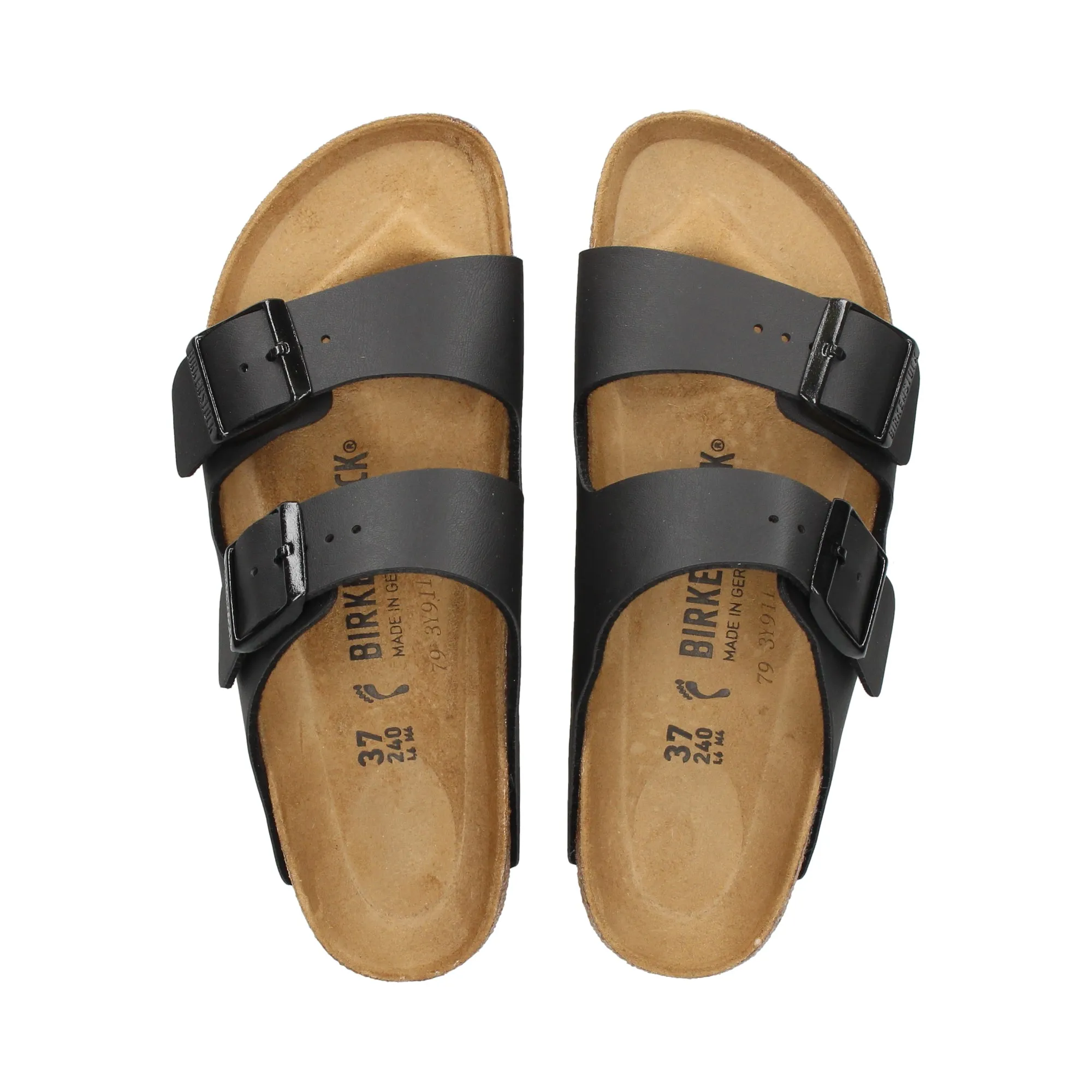 BIRKENSTOCK Sandalias planas de Mujer NEGRO