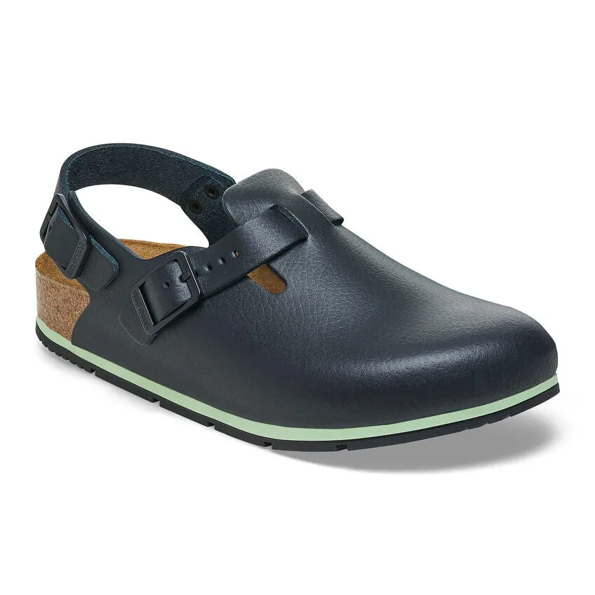 Birkenstock Tokio Pro Leather Color: Black (MEDIUM/NARROW WIDTH)