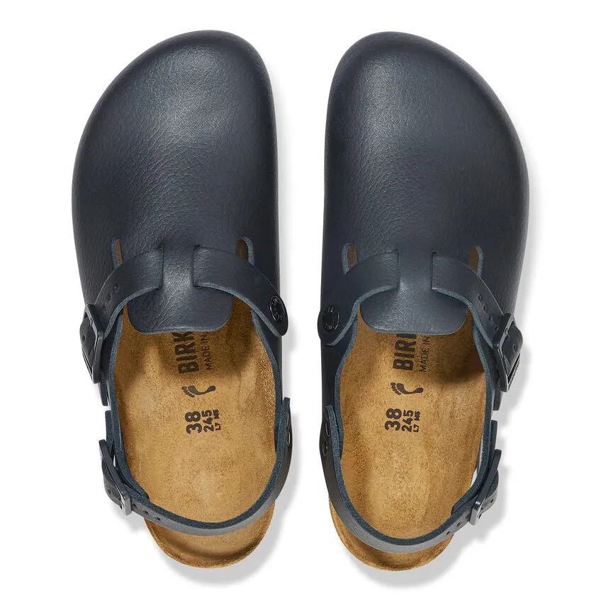 Birkenstock Tokio Pro Leather Color: Black (MEDIUM/NARROW WIDTH)