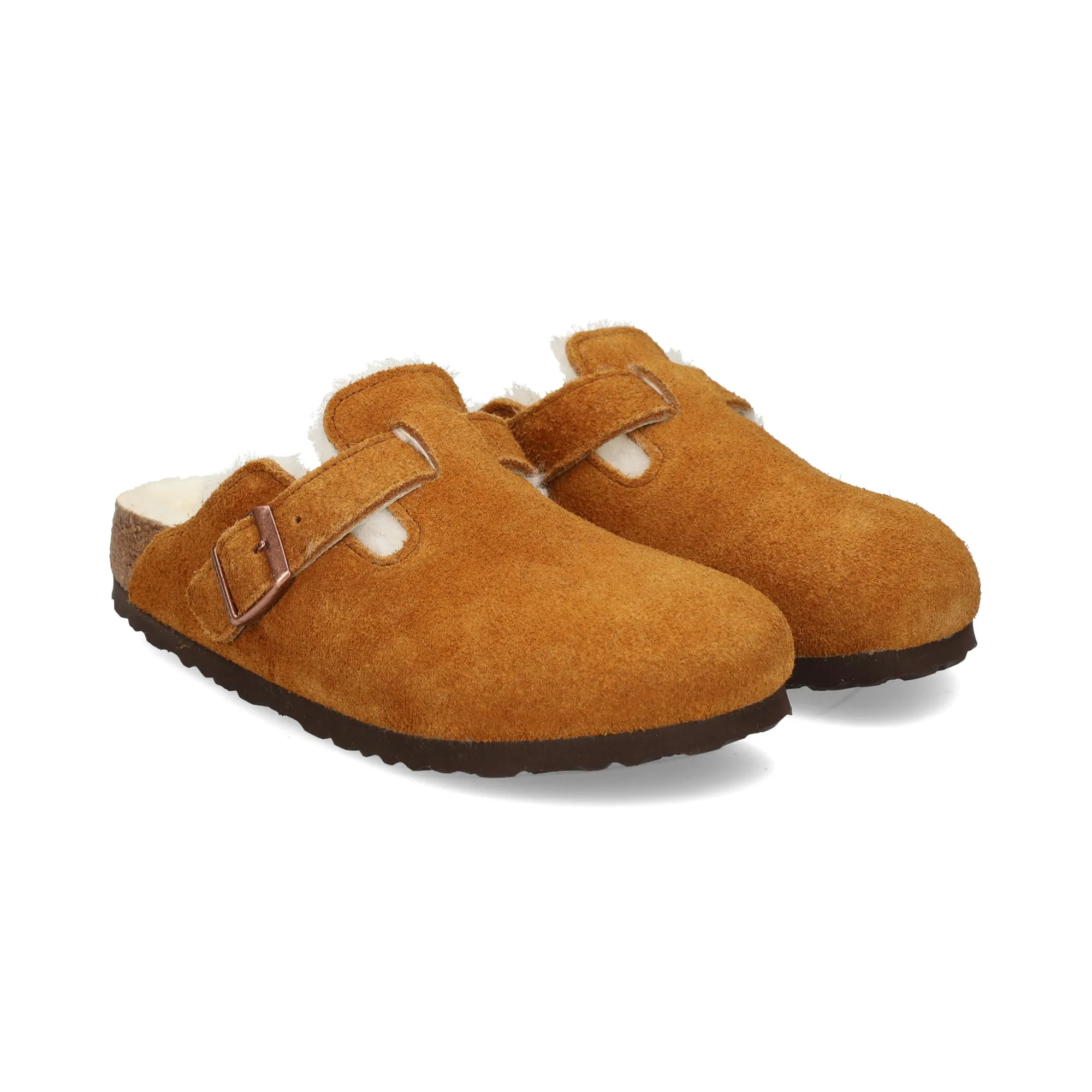 BIRKENSTOCK Zuecos de Mujer Shearling Mink