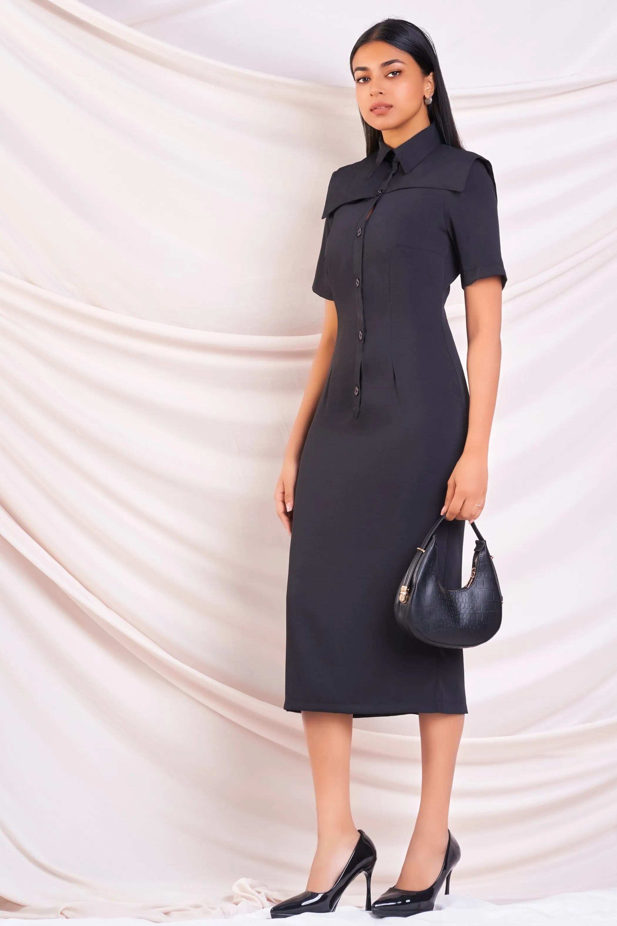 Black Midi Shirt Dress: Shop Now to Find the Perfect Midi Shirt Dress