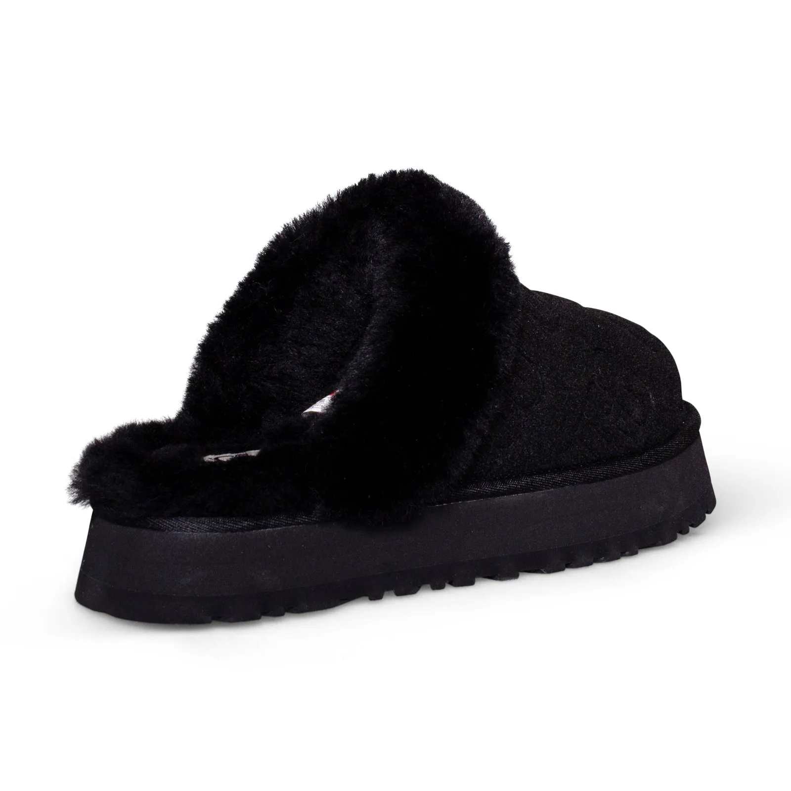 Black UGG Felted Disquette Slippers for Women - Shop Now