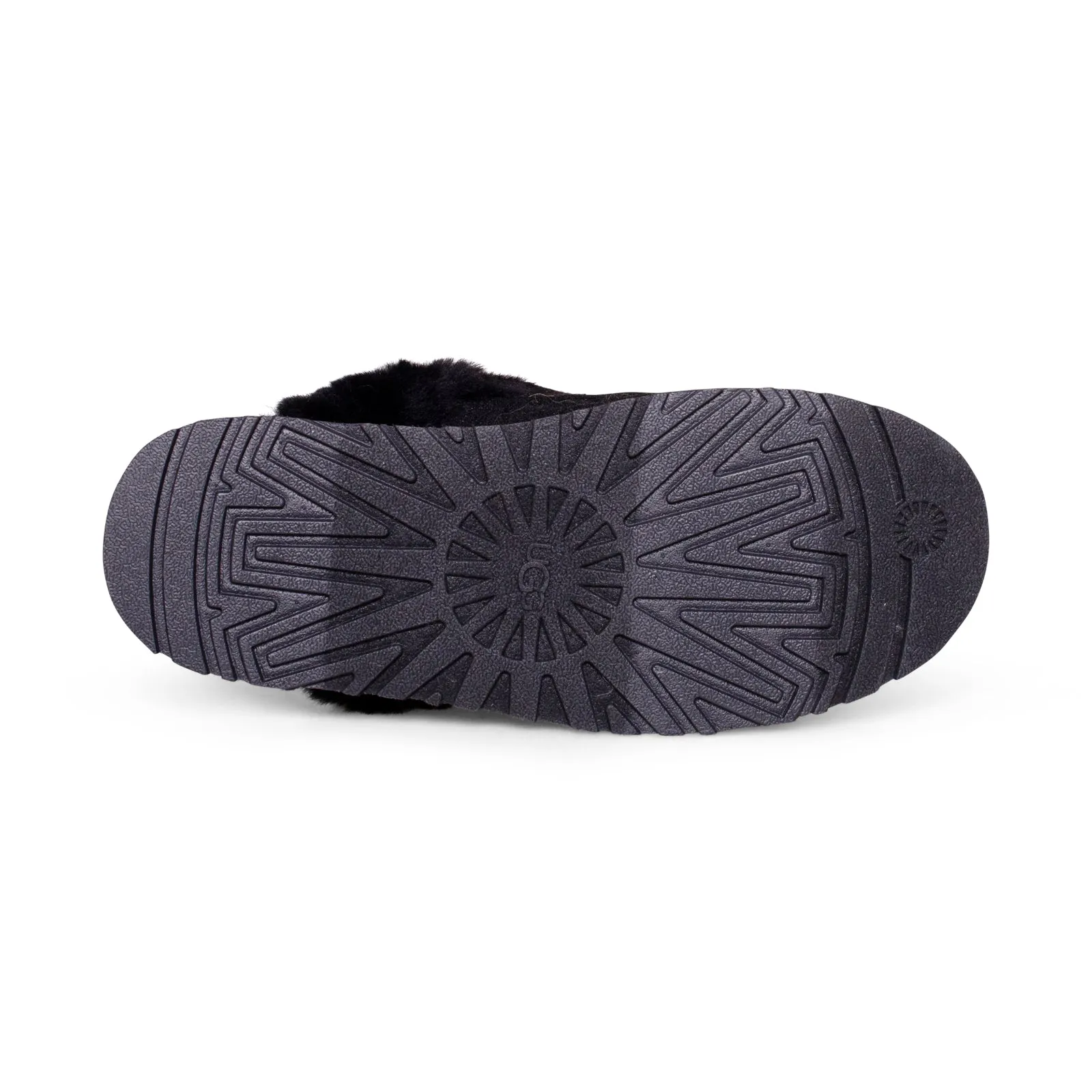 Black UGG Felted Disquette Slippers for Women - Shop Now