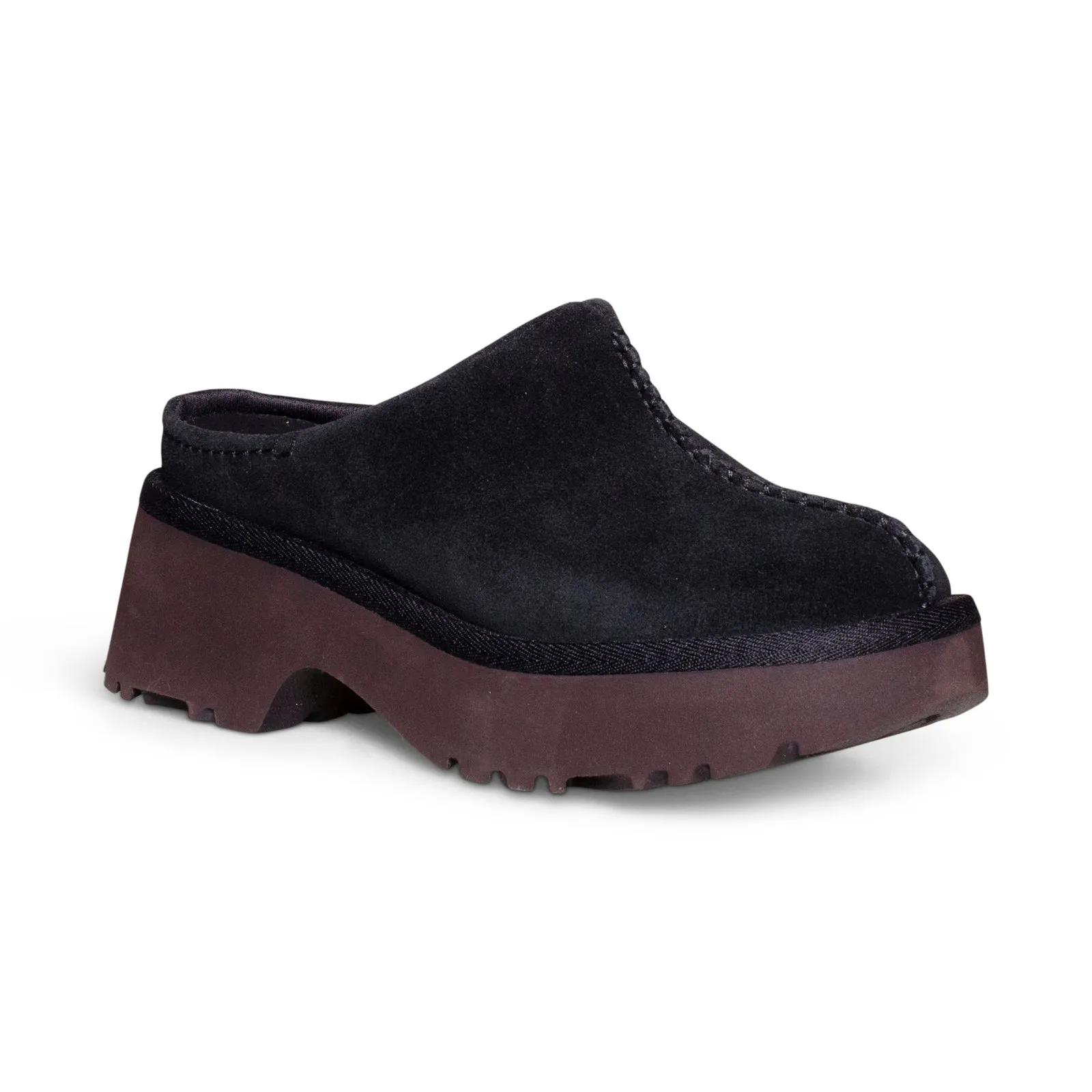 Black UGG New Heights Clog Shoes for Women