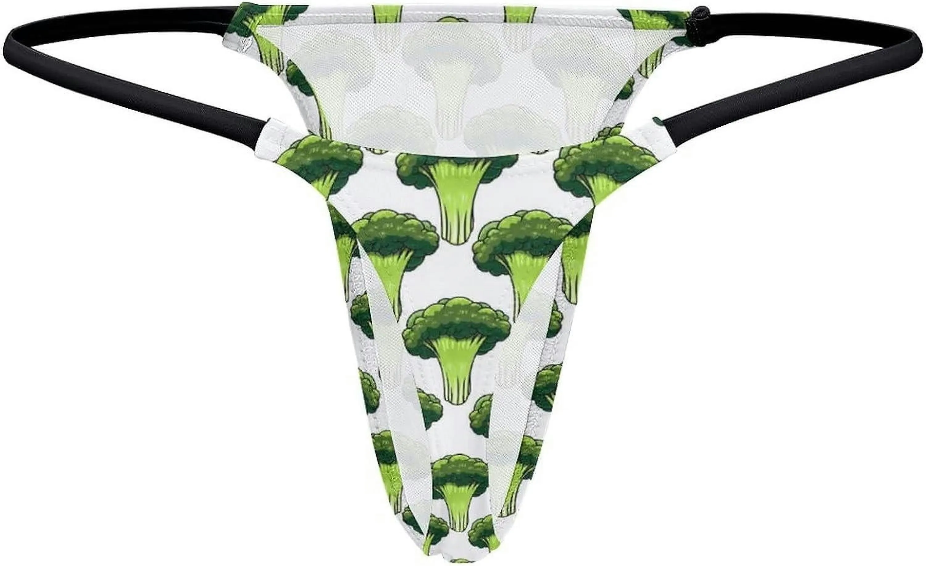 Broccoli Pattern G-String Thongs Women's T-Back Underwear Panty-WE373