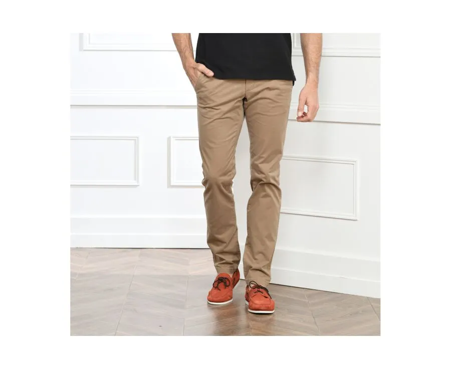 Bronze Chino trousers for men  - KEATON